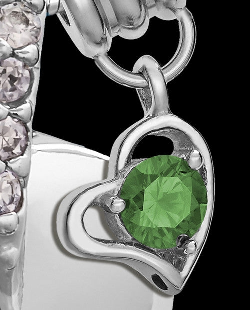 Sterling Silver May Weeping Heart Keepsake Jewelry