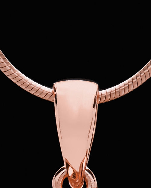 Rose Gold Plated Jeweled Heart Keepsake Jewelry