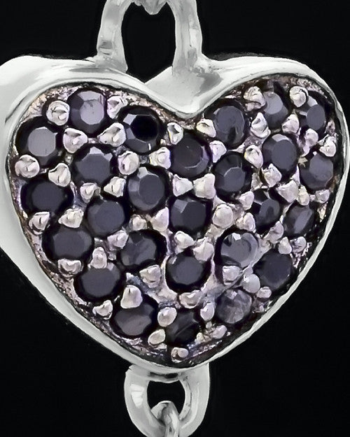 Silver Plated Trickling Heart Keepsake Jewelry
