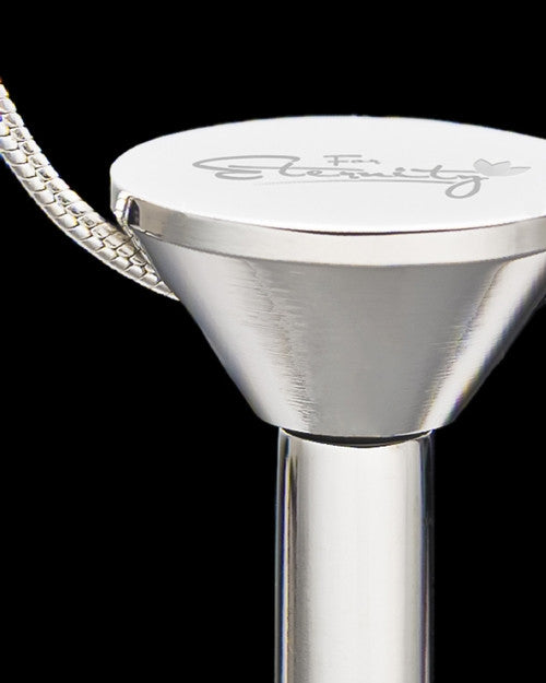Stainless Steel Millenium Cremation Pendant with Trusting Charm