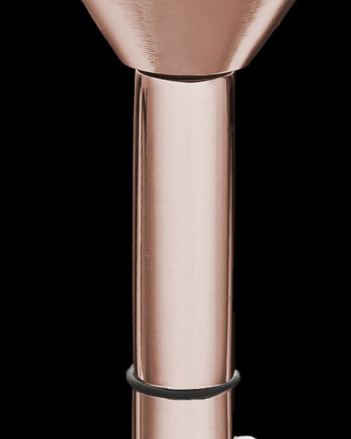 Rose Gold Stainless Millenium Cremation Pendant with Sparkle Charm