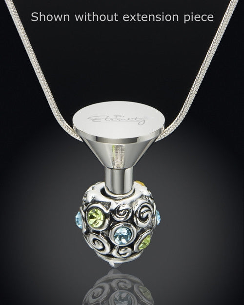 Stainless Millenium Cremation Pendant with Fetch Me Bone Charm