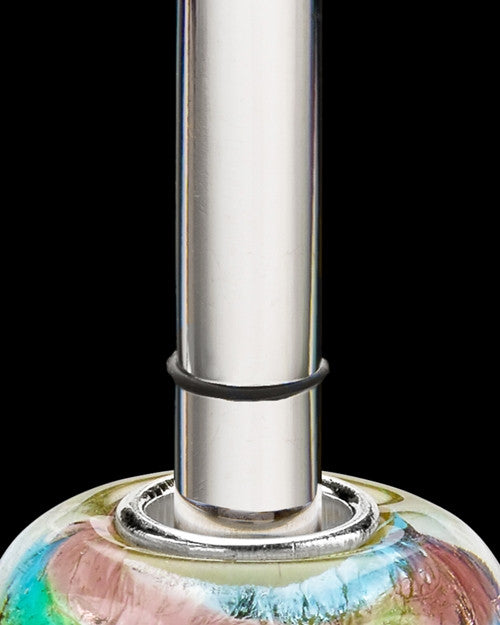 Stainless Millenium Cremation Pendant with Flowing Waters Charm