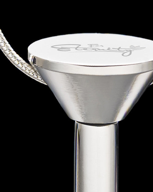 Stainless Steel Millenium Cremation Pendant with Kindly Charm