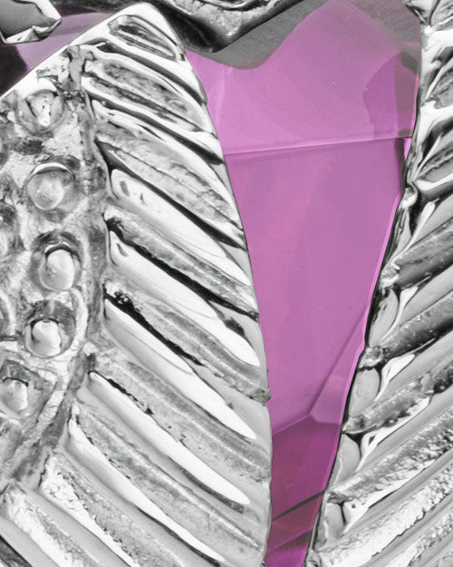 Stainless Steel Purple Fond Emotions Jewelry Keepsake
