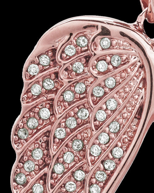 Rose Gold Plated Wings of Grace Keepsake Jewelry