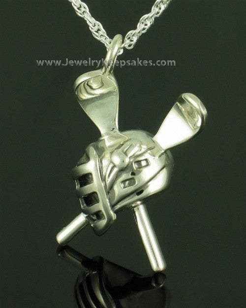 Memorial Pendant Sterling Silver LAX Keepsake