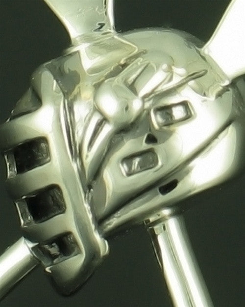 Memorial Pendant Sterling Silver LAX Keepsake