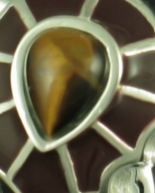 Funeral Jewelry Sterling Silver Tawny Turtle Keepsake