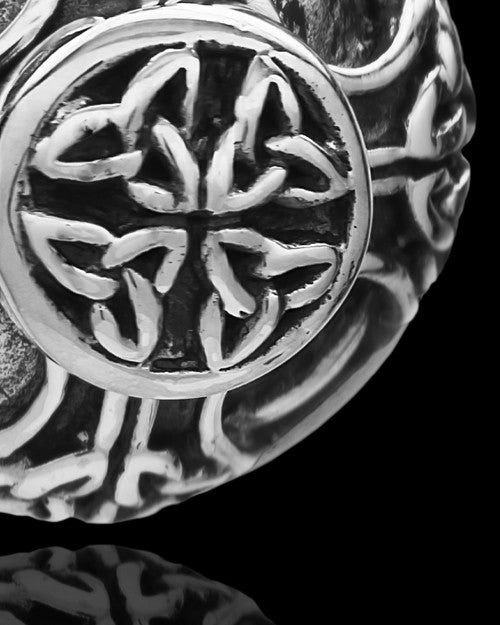 Cremains Pendant Sterling Silver Irish Round Keepsake