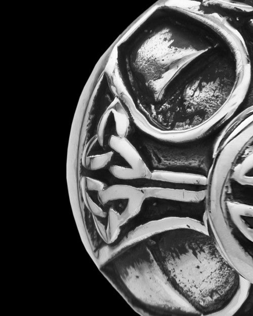 Cremains Pendant Sterling Silver Irish Round Keepsake