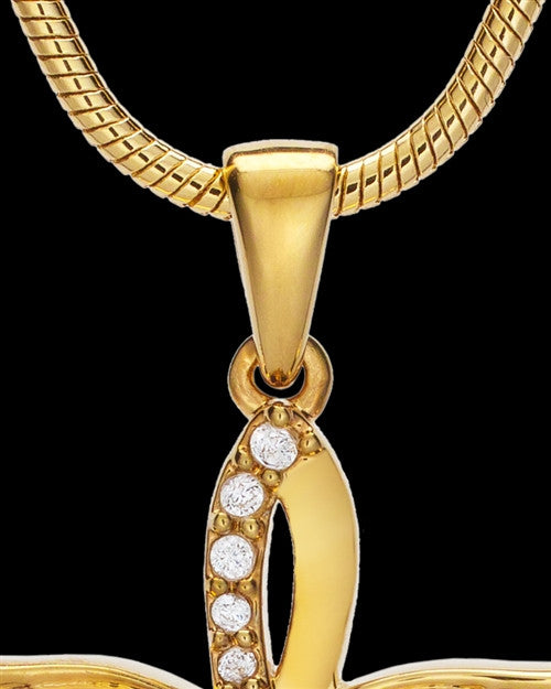 Gold Sterling Silver Glorified Cremation Jewelry