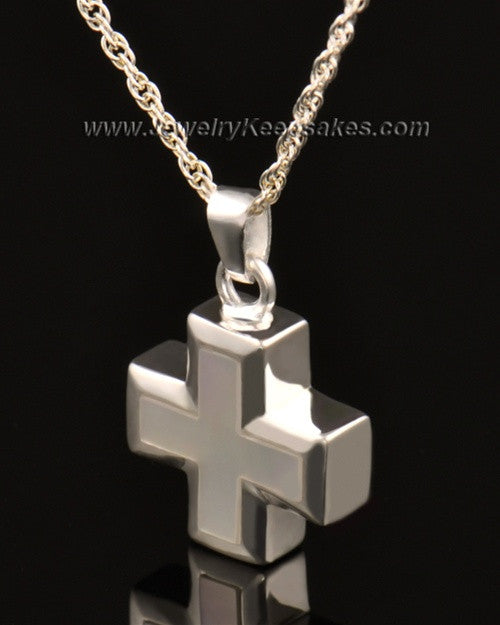 Keepsake Jewelry 14k White Gold Heavenly Cross