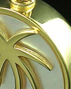 Memorial Locket 14K Gold Tropical Keepsake