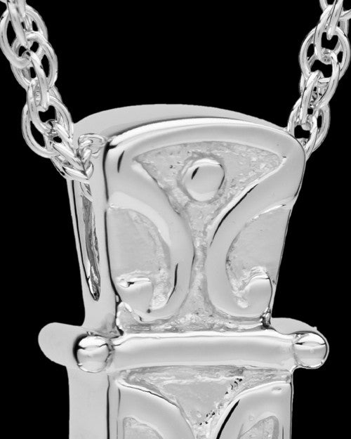 Cremation Locket Sterling Silver Companion Elegant Cross Keepsake