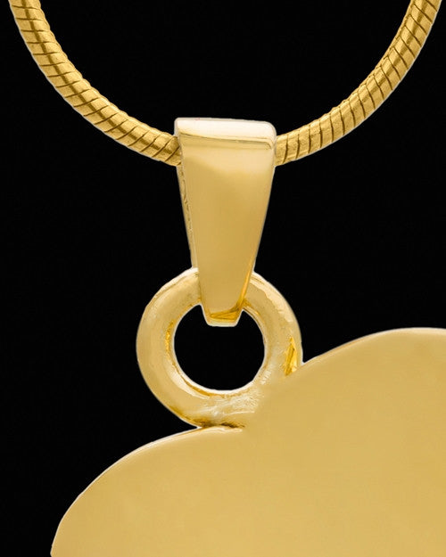 Necklace Urn Gold Plated Memory Heart Keepsake
