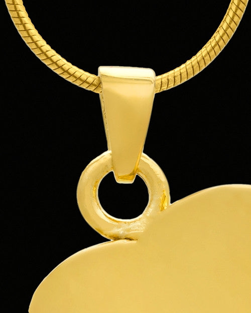Necklace Urn 14K Gold Memory Heart Keepsake