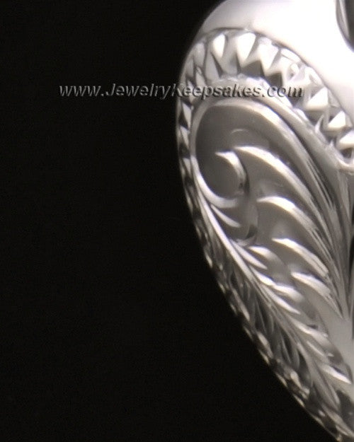Ash Jewelry 14K White Gold Darling Heart