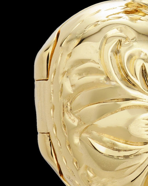 Cremation Jewelry Gold Vermeil Daisy Heart Keepsake