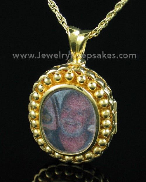 Cremation Keepsake Gold Vermeil Faith