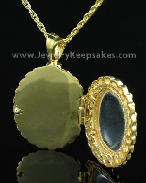 Cremation Keepsake Gold Vermeil Faith