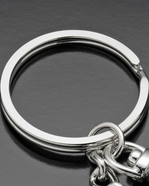Stainless Steel Golden Tip 357 Magnum Bullet Urn Keychain