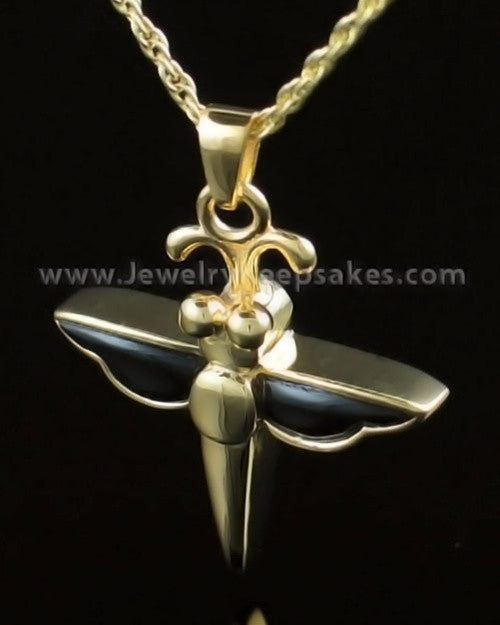 Jewelry Urn Gold Vermeil Night Dragon Keepsake