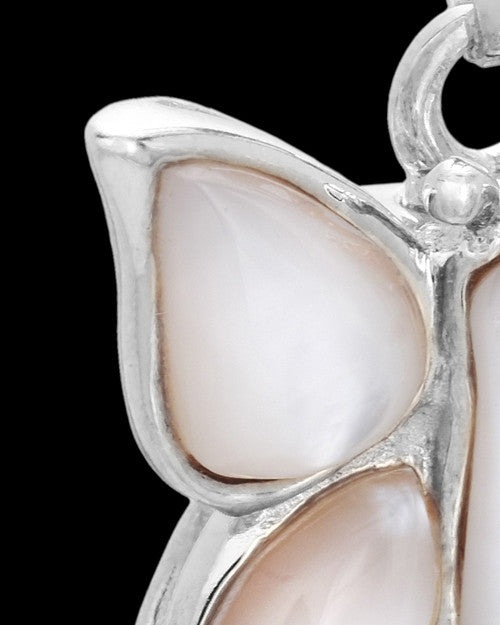 Cremation Charm Sterling Silver Dewy Butterfly Keepsake