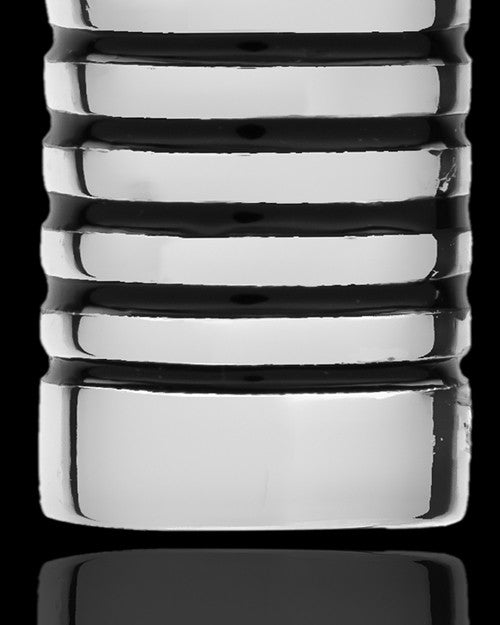 Cremation Urn Pendant Sterling Silver Grooved Cylinder Keepsake