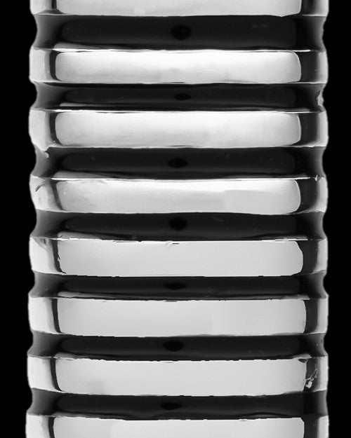 Cremation Urn Pendant Sterling Silver Grooved Cylinder Keepsake
