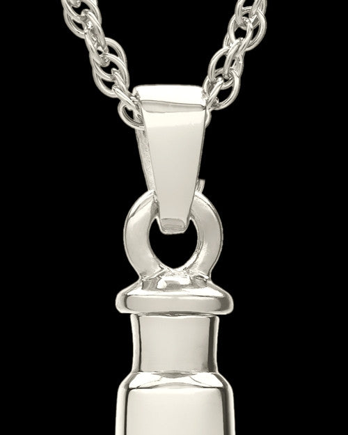 Memorial Locket 14k White Gold Divinity Keepsake