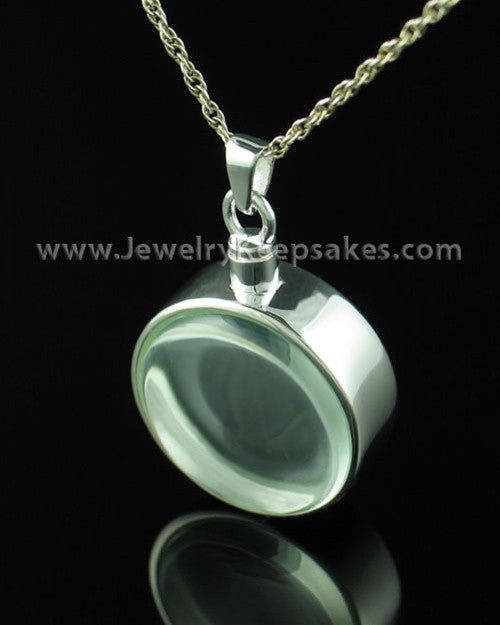 Keepsake Jewelry Sterling Silver and Glass Solitude Locket