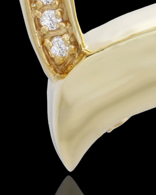 Memorial Pendant Gold Vermeil Passion Heart
