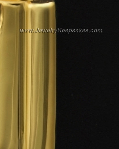 Cremains Pendant Gold Plated Elegance Flask Keepsake