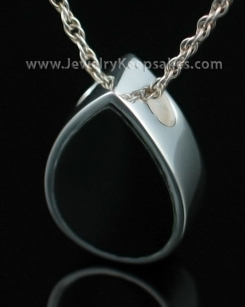 Cremation Necklace Sterling Silver Nighttime Miss You Keepsake