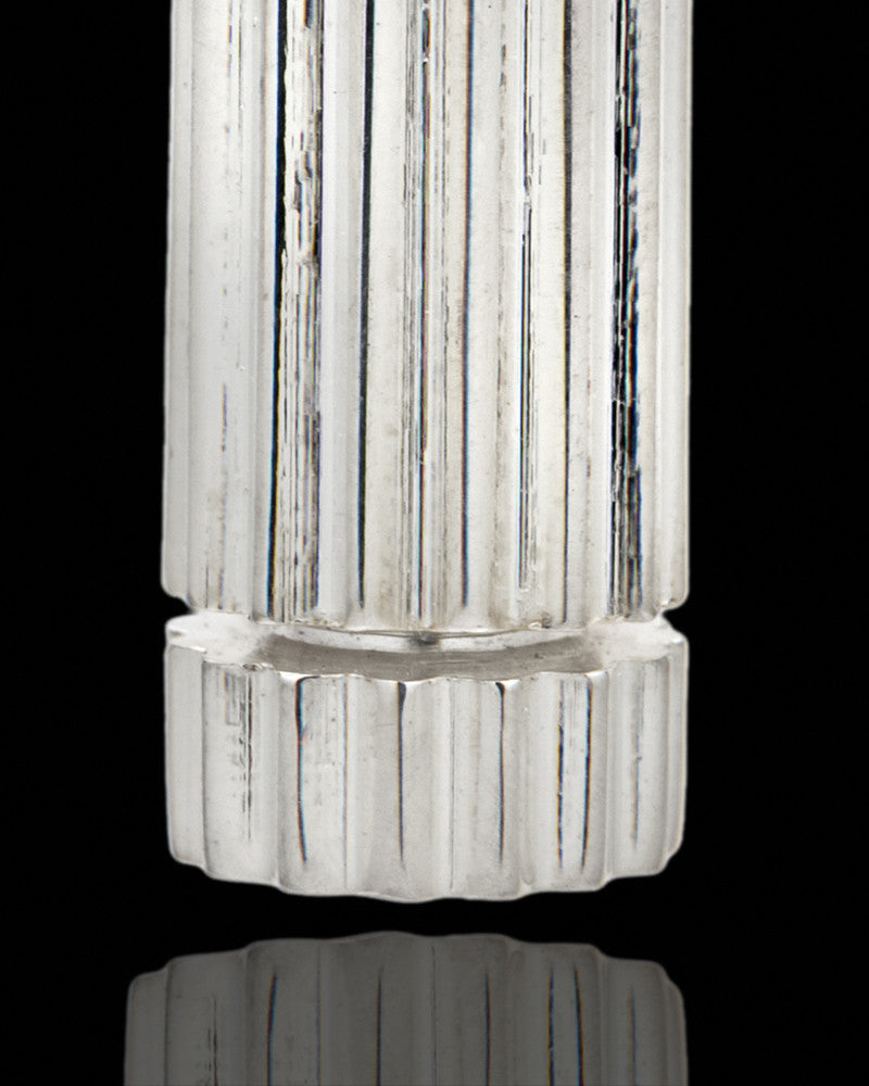 Men's Grand Silver Plated Cylinder Keepsake Pendant