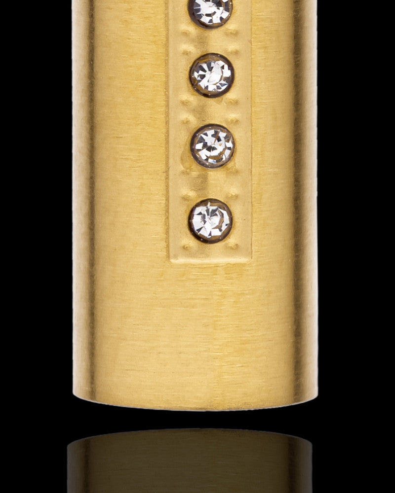 Gold Men's Endure Cylinder Cremation Pendant