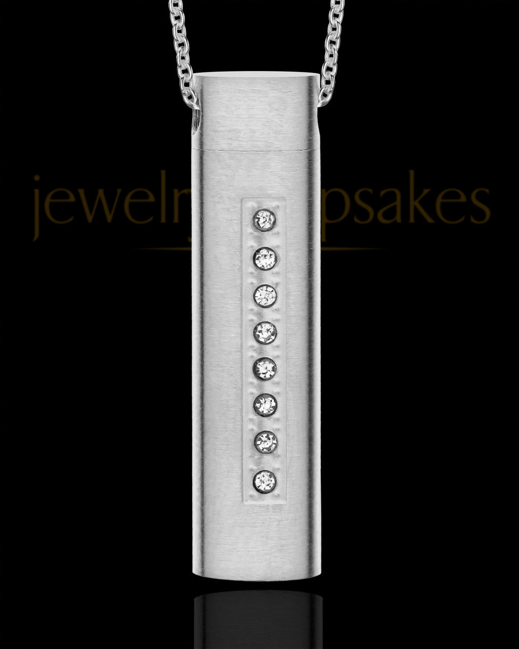 Men's Endure Stainless Cylinder Cremation Pendant