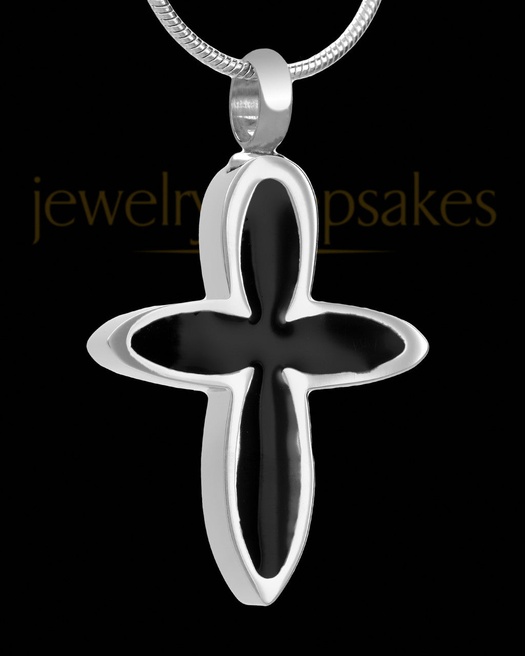 Stainless Steel Jewelry Urn Olympia Cross