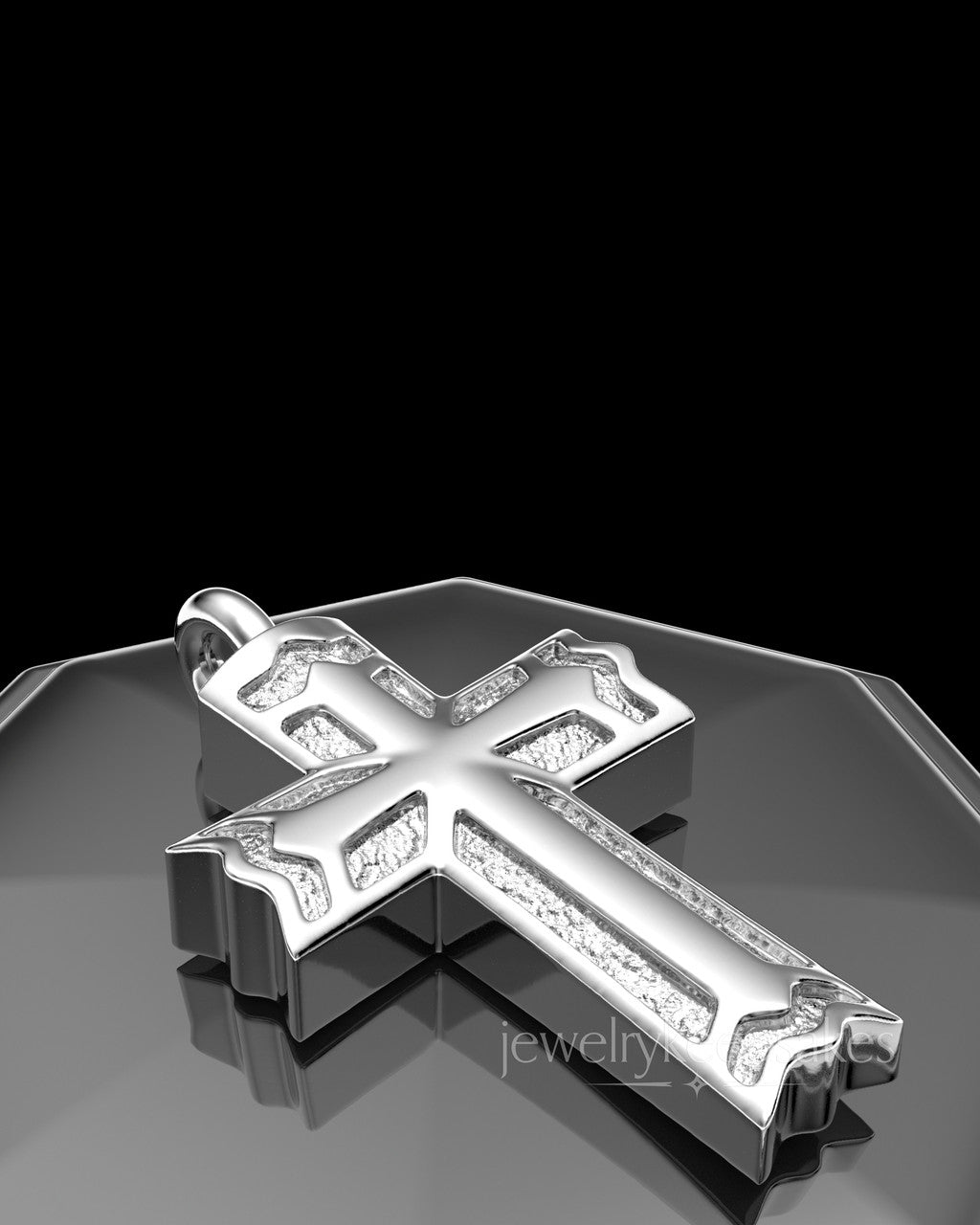 Sterling Silver Permanently Sealed Waterproof Jewelry Elysian Cross