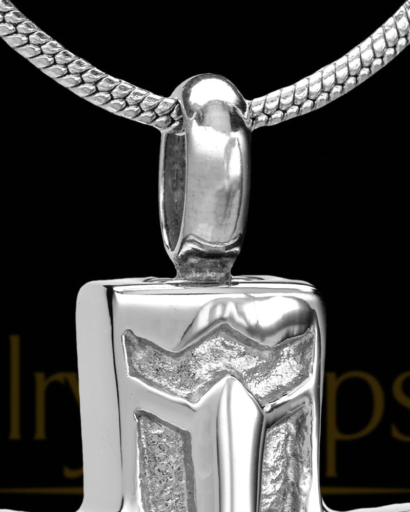 Stainless Steel Jewelry Urn Elysian Cross
