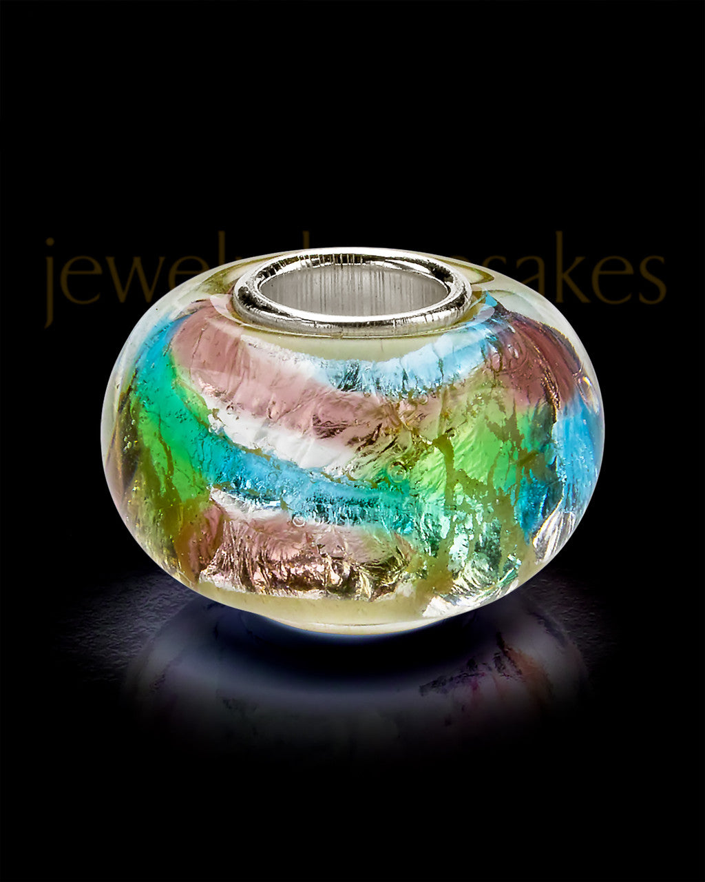 Glass Flowing Waters Charm