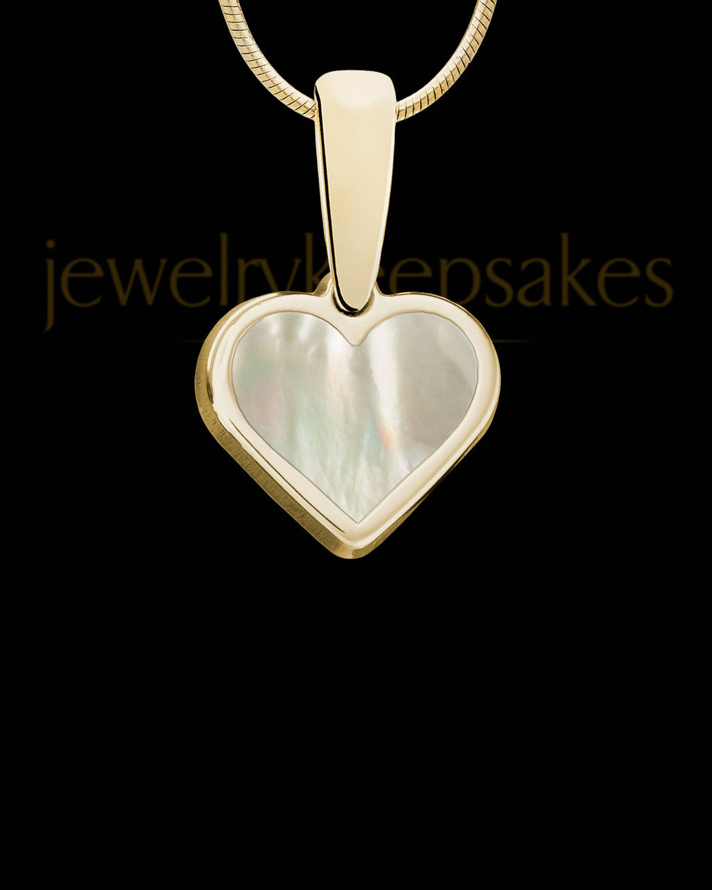 Dramatic Heart Gold Ash Jewelry
