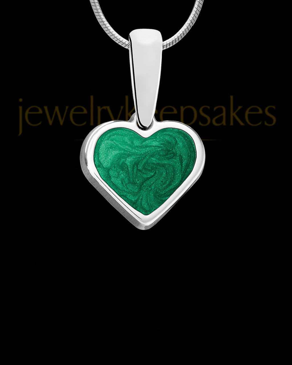 Verdant Heart Silver Ash Jewelry