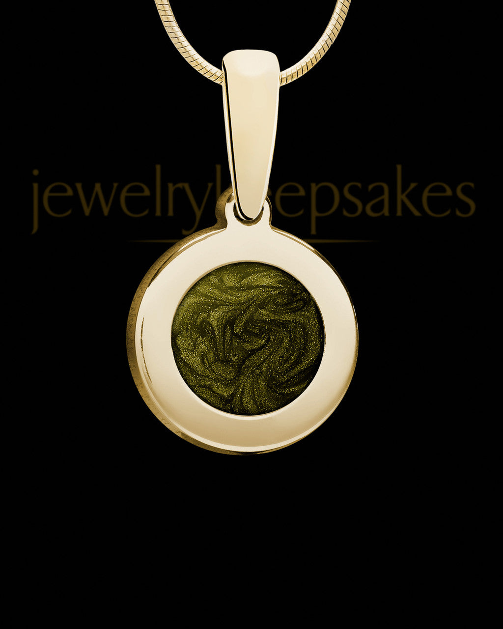 Keen Round Gold Ash Jewelry