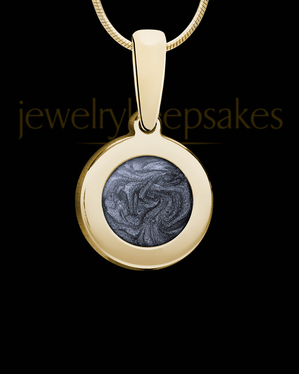 Ideal Round Gold Ash Jewelry