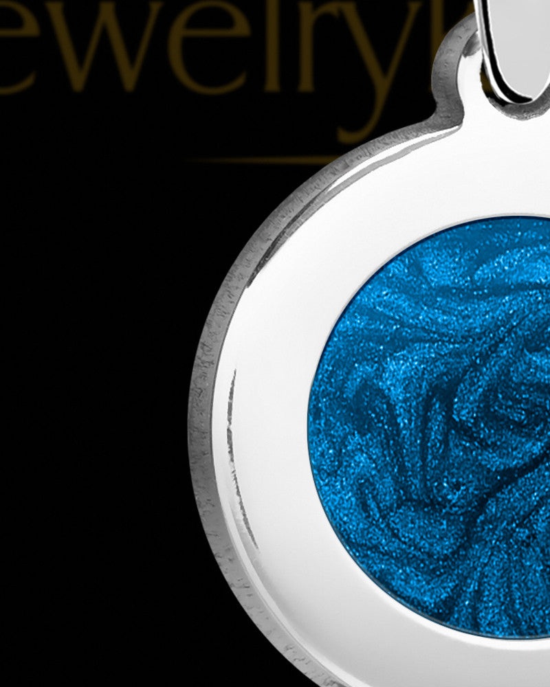 Calm Round Silver Ash Jewelry