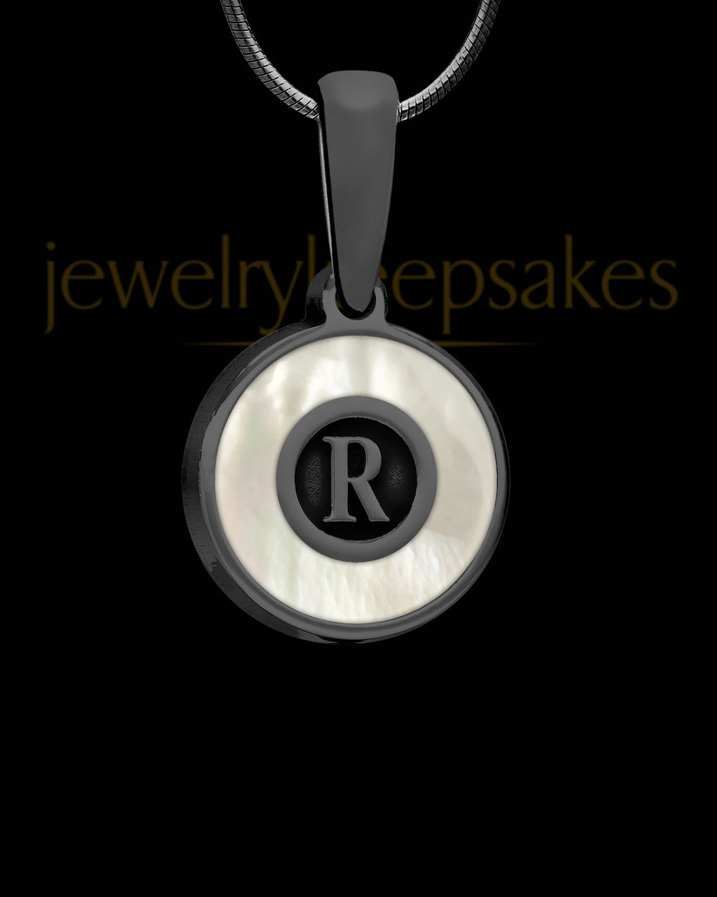 Flawless Initial Black Ash Jewelry