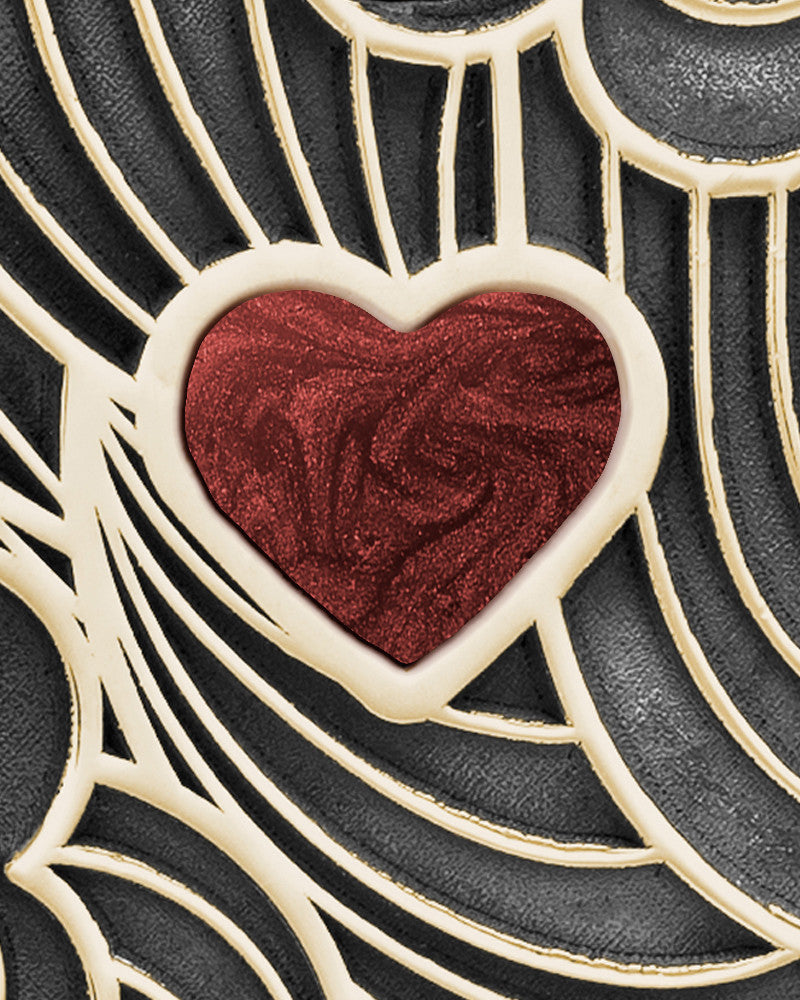 Berry Boxed Heart Gold Ash Jewelry