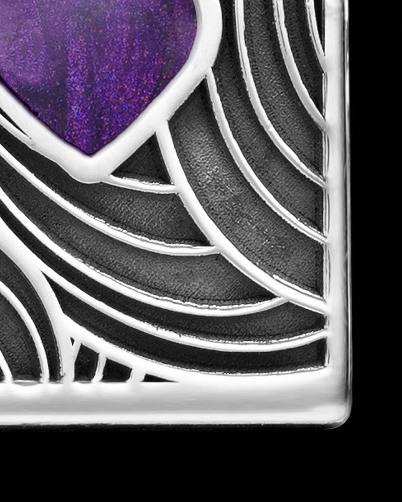 Sangria Boxed Heart Silver Ash Jewelry